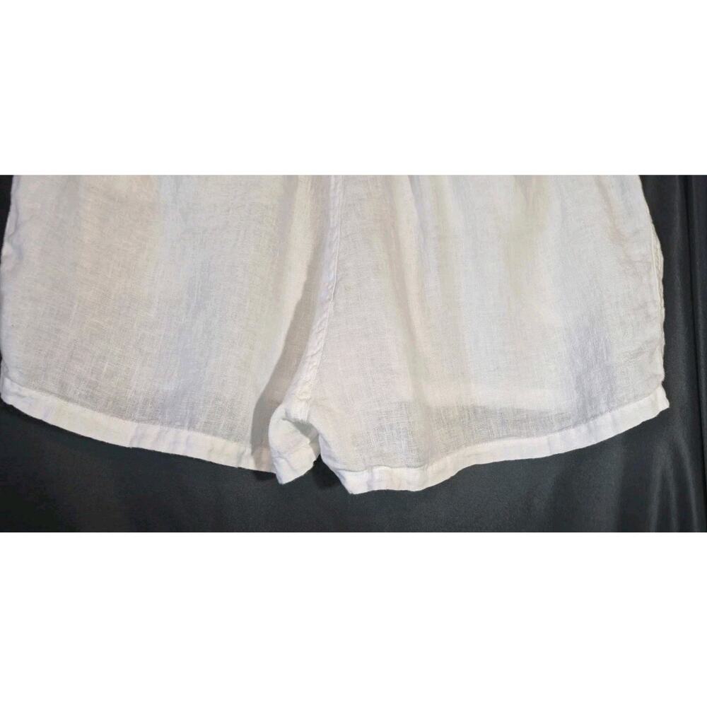 Sold! Quince European Linen White Shorts Large - Picture 9 of 9